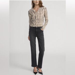 Frame Le Sleek Straight Jean in Starship
